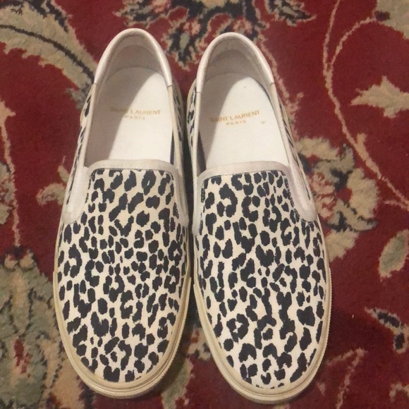 Saint Laurent leopard print shoe - Picture 1 of 4